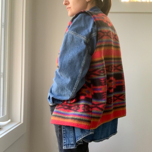 Vintage Other - VINTAGE colourful fleece vest